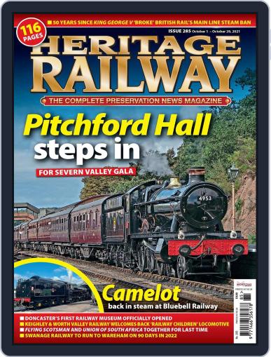 Heritage Railway October 1st, 2021 Digital Back Issue Cover