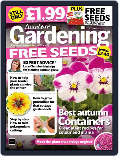 Amateur Gardening October 2nd, 2021 Digital Back Issue Cover
