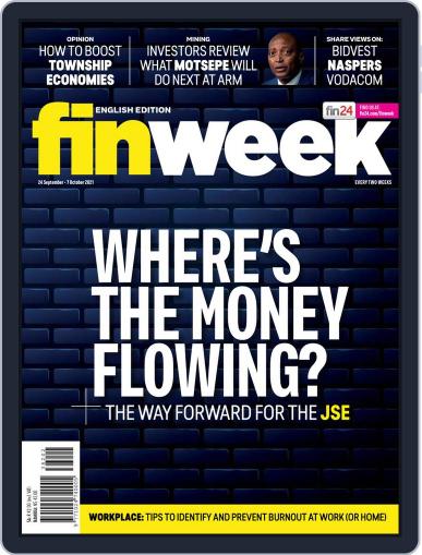 Finweek - English September 24th, 2021 Digital Back Issue Cover
