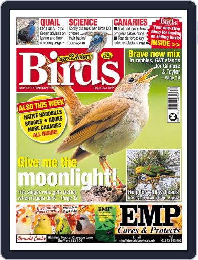 Cage & Aviary Birds September 29th, 2021 Digital Back Issue Cover