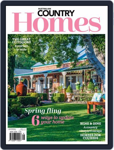 Australian Country Homes September 1st, 2021 Digital Back Issue Cover