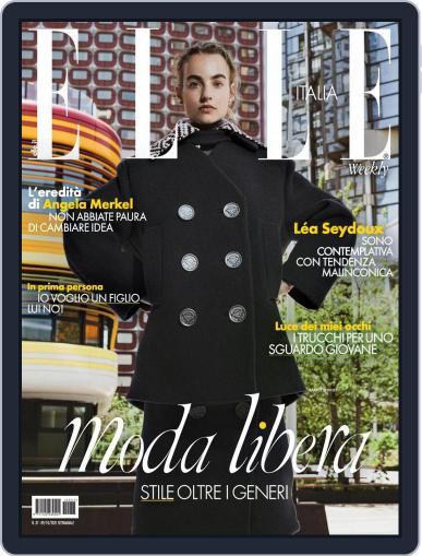 Elle Italia October 9th, 2021 Digital Back Issue Cover