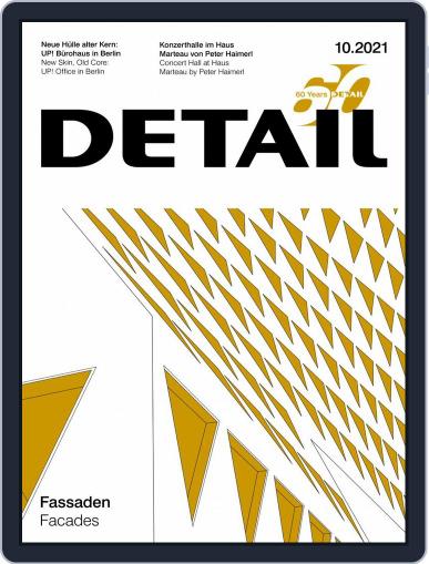 Detail October 1st, 2021 Digital Back Issue Cover