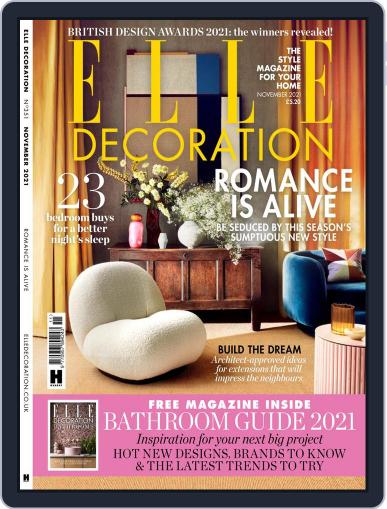 Elle Decoration UK November 1st, 2021 Digital Back Issue Cover