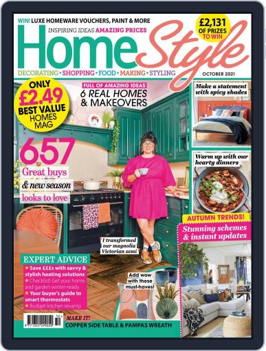 HomeStyle United Kingdom October 1st, 2021 Digital Back Issue Cover
