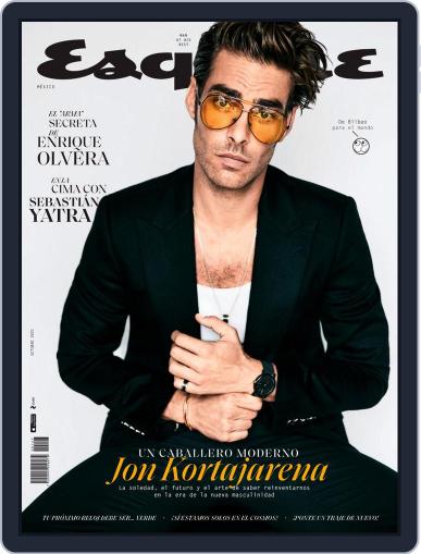 Esquire México October 1st, 2021 Digital Back Issue Cover