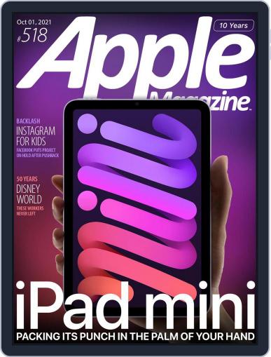 AppleMagazine October 1st, 2021 Digital Back Issue Cover