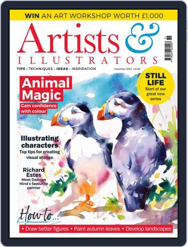 Artists & Illustrators November 1st, 2021 Digital Back Issue Cover
