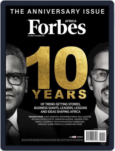 Forbes Africa October 1st, 2021 Digital Back Issue Cover