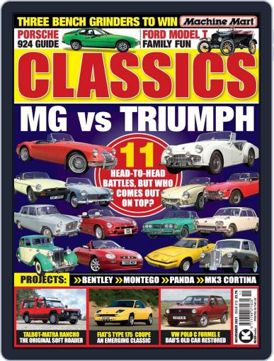 Classics Monthly November 1st, 2021 Digital Back Issue Cover