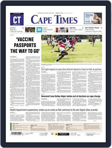 Cape Times October 1st, 2021 Digital Back Issue Cover