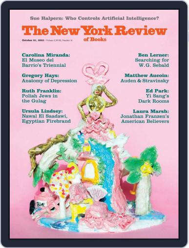 The New York Review of Books October 21st, 2021 Digital Back Issue Cover