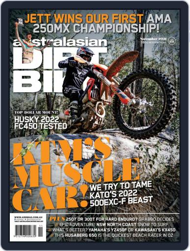 Australasian Dirt Bike November 1st, 2021 Digital Back Issue Cover