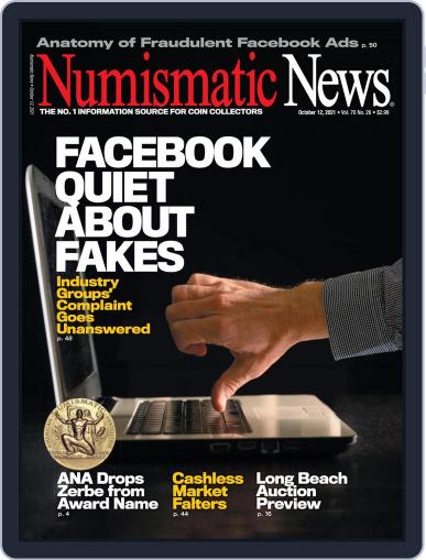Numismatic News October 12th, 2021 Digital Back Issue Cover