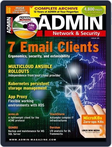 ADMIN Network & Security September 1st, 2021 Digital Back Issue Cover