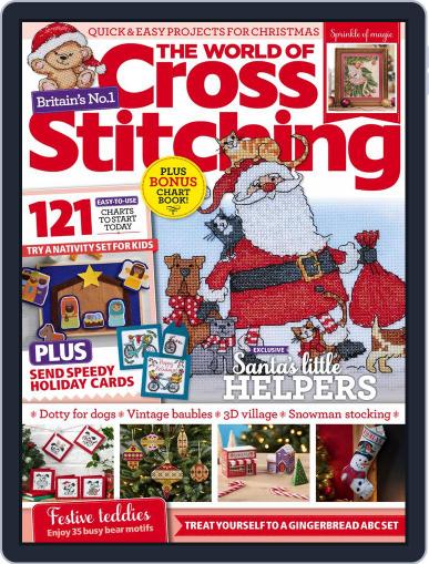 The World of Cross Stitching December 1st, 2021 Digital Back Issue Cover