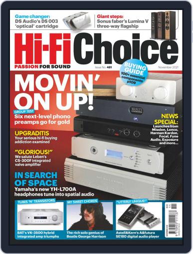 Hi-Fi Choice November 1st, 2021 Digital Back Issue Cover