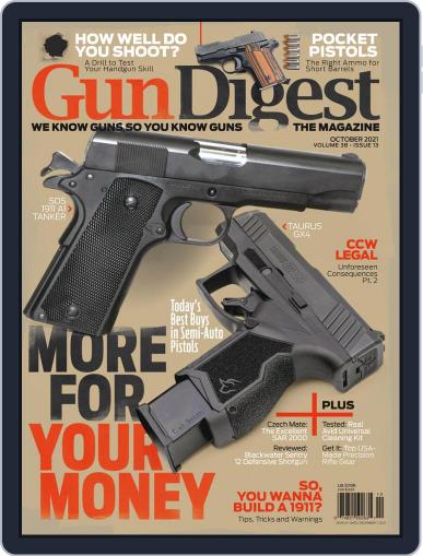 Gun Digest October 1st, 2021 Digital Back Issue Cover