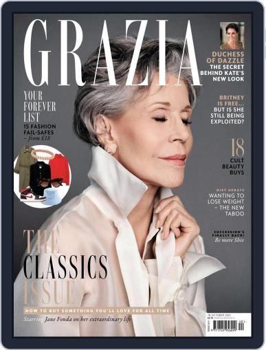 Grazia October 18th, 2021 Digital Back Issue Cover