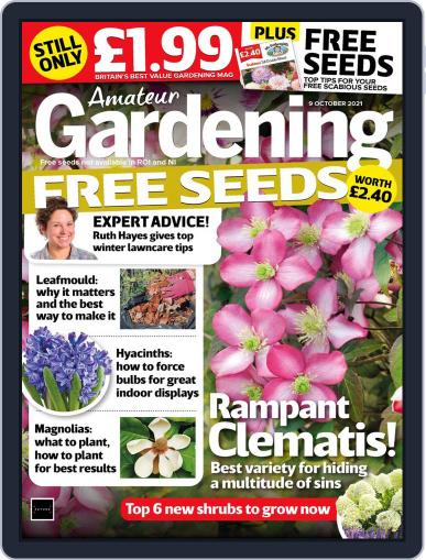 Amateur Gardening October 9th, 2021 Digital Back Issue Cover