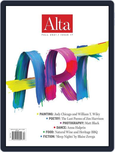 Journal of Alta California September 5th, 2021 Digital Back Issue Cover