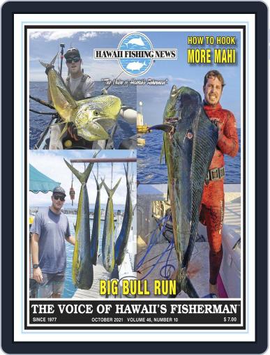 Hawaii Fishing News October 1st, 2021 Digital Back Issue Cover
