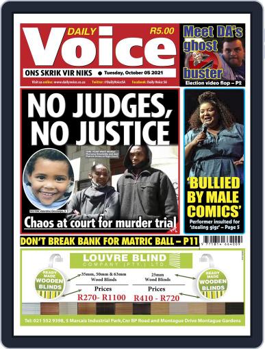 Daily Voice October 5th, 2021 Digital Back Issue Cover