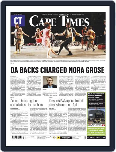 Cape Times October 6th, 2021 Digital Back Issue Cover