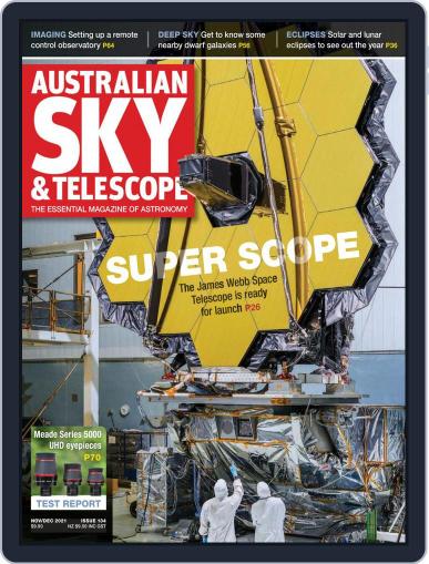 Australian Sky & Telescope November 1st, 2021 Digital Back Issue Cover