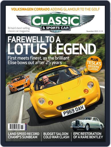 Classic & Sports Car November 1st, 2021 Digital Back Issue Cover