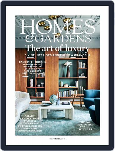 Homes & Gardens November 1st, 2021 Digital Back Issue Cover