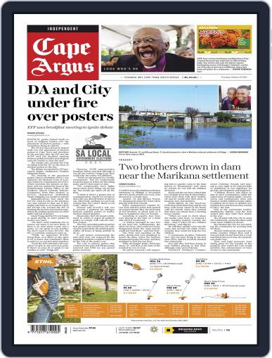 Cape Argus October 7th, 2021 Digital Back Issue Cover