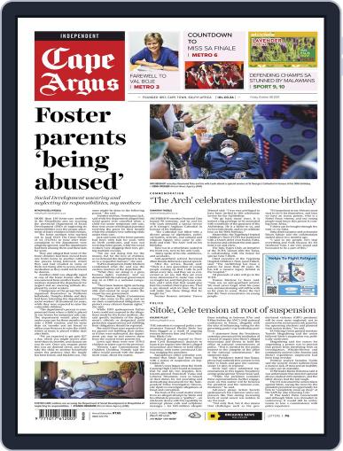 Cape Argus October 8th, 2021 Digital Back Issue Cover