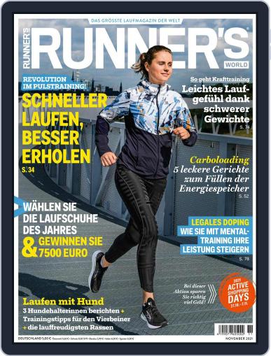 Runner’s World Deutschland November 1st, 2021 Digital Back Issue Cover