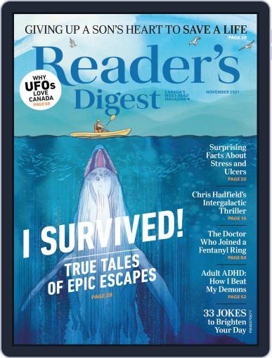 Reader's Digest Canada November 1st, 2021 Digital Back Issue Cover
