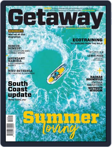 Getaway (Digital) November 1st, 2021 Issue Cover