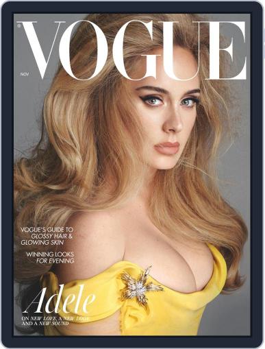 British Vogue November 1st, 2021 Digital Back Issue Cover