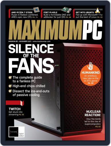 Maximum PC (Digital) November 1st, 2021 Issue Cover