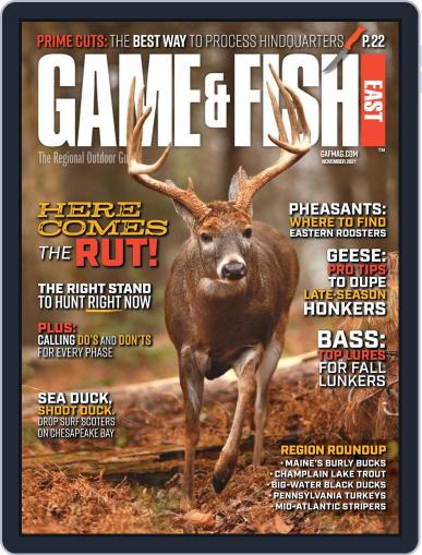 Game & Fish East November 1st, 2021 Digital Back Issue Cover