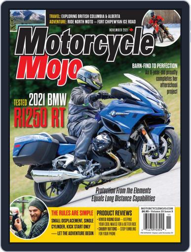 Motorcycle Mojo November 1st, 2021 Digital Back Issue Cover