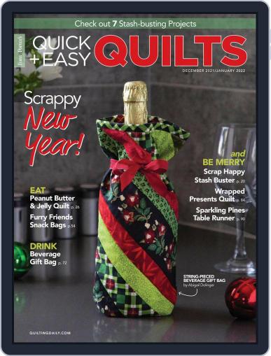 Quick+Easy Quilts December 1st, 2021 Digital Back Issue Cover