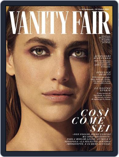 Vanity Fair Italia October 20th, 2021 Digital Back Issue Cover