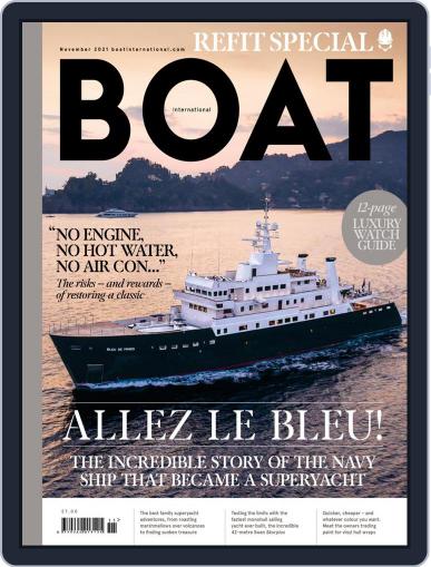 Boat International November 1st, 2021 Digital Back Issue Cover