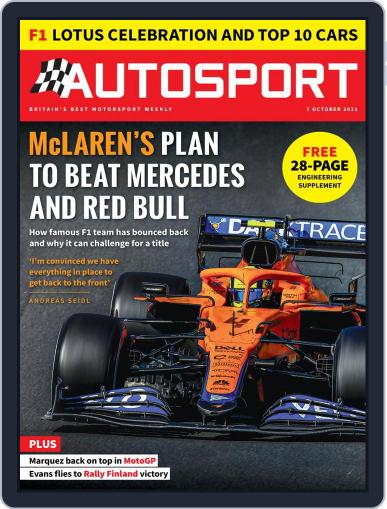 Autosport October 7th, 2021 Digital Back Issue Cover