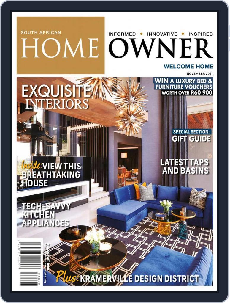 South African Home Owner (Digital) Subscription                    November 1st, 2021 Issue
