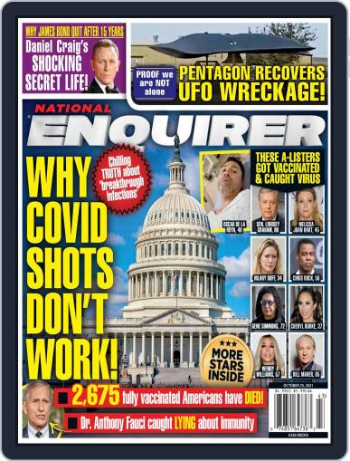 National Enquirer October 25th, 2021 Digital Back Issue Cover