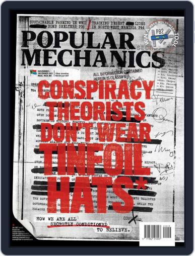 Popular Mechanics South Africa November 1st, 2021 Digital Back Issue Cover