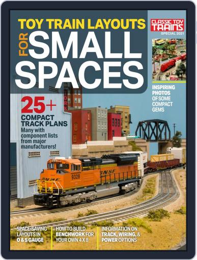 Toy Train Layouts for Small Spaces September 28th, 2021 Digital Back Issue Cover