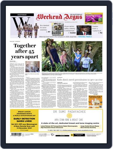 Weekend Argus Saturday October 16th, 2021 Digital Back Issue Cover