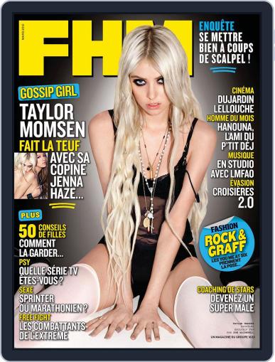 FHM France March 1st, 2012 Digital Back Issue Cover